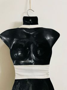 White Halter Neck Top