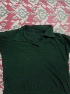 Green Long Sleeve Top