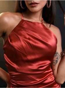 With Tag Tokyo talkies Rust Dress