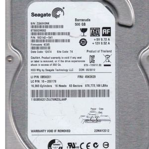 Seagate 500Gb Hard drive