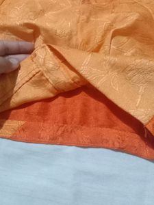 Running Orange Blouse