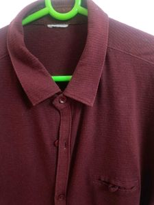 Maroon Short Sleeve Shirt