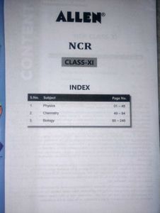 Allen Ug NCR( Ncert Complete Revision) Book