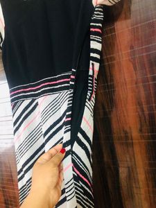 Long Length Dress .. Upto 36 Size With Side Chain