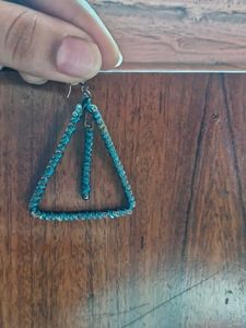 Triangle And Tassle Eaaring Combo