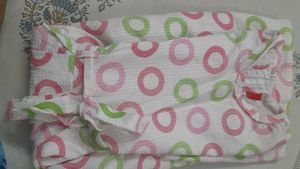 White Frock Crape Cotton Cloth For Age 6 To 8