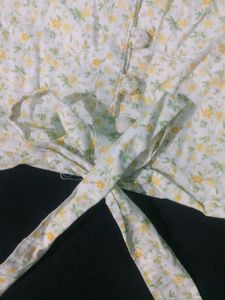 Floral Puff Sleeve Top