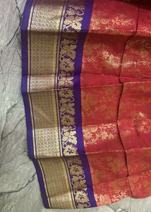 Golden Red Pattu Parikini/Pavada/ Lehenga
