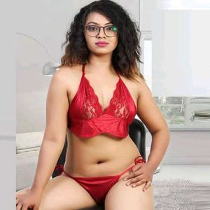 Hot Girls Night Red Lace Lingerie Set