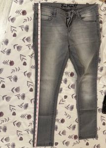 Grey Wash Skinny Jeans
