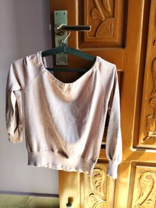 Sparkly Pink off solder top