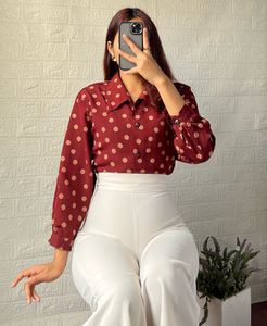 Printed Collar Shirt