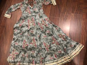 Elegant Kurta Set Floral Print