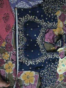 New Georgette Saree With Stitched Blouse