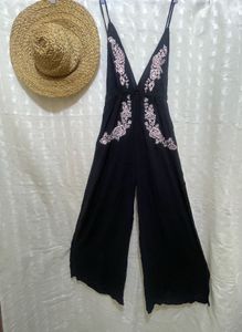 Thread work Jumpsuit
