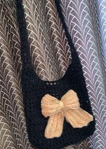 Crochet Bow Handbag