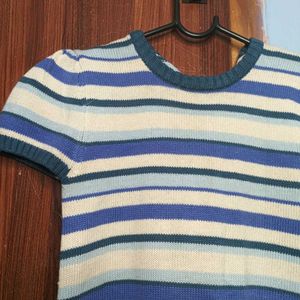 Striped Knit Top - Vintage Style