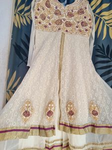 Anarkali Dress With Beautiful HandWork &amp; Embroider
