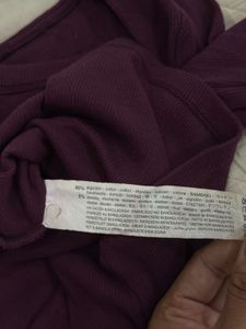 Zara Purple Crop Top