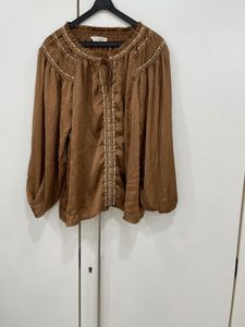 ✨Sienna Dream: Embroidered Boho Blouse! 🧡