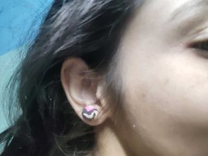 Funky Clay Stud Earrings