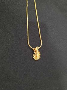 2K Gold Polish Spiritual Chain With Ganesha Locket