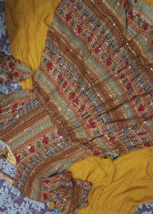 Yellow Sharara Set.✨