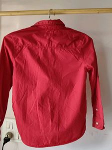 Red Casual Shirt