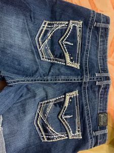 Plus Size Denim Shorts