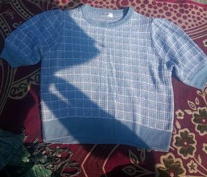 Blue Cute Top