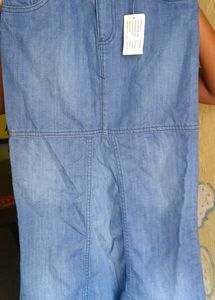 Blue Denim Skirt