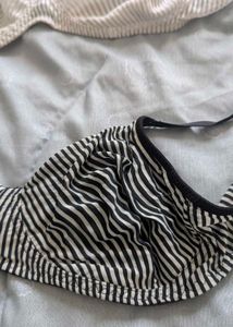 Pair Of Two Beige And Black bras Non Wired