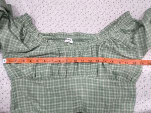 Checkered Crop Top