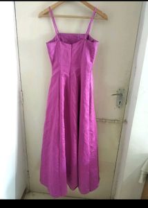 Pink Spaghetti Strap Formal Dress