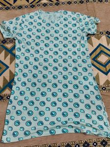 Patterned T-Shirt Dress