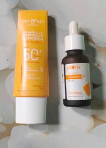 Dot & Key Sunscreen & Plum Vitamin C Serum