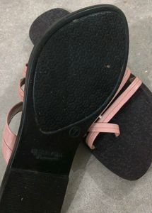 Pink Strap Sandals - Size 7