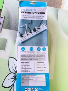 Power Extension Cord Board  4 Socket