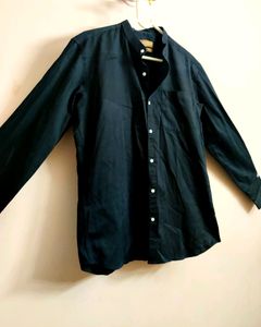 men&#39;s premium party wear black shirt