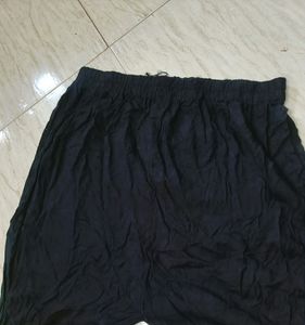Beautiful Black Gown Middle Cutt Kurta With Plazo