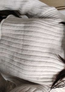 Zara Cropped Knit Sweater