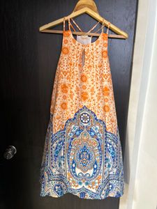 Multi color Beach Dress Printed
