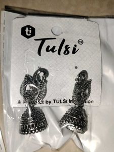 Tulsi Earrings Jhumkas . But 4 Get 1 Free