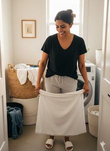 Own Your "Midnight Essential" V-Neck! 🖤✨🏙️