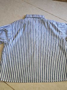 Casual Crop Shirt Trending