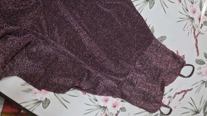 Sparkly Purple Mini Dress