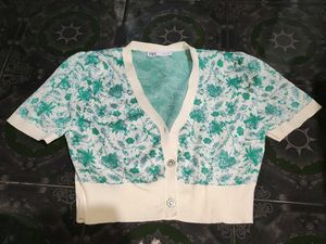 Floral Print Cardigan