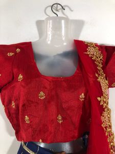 Navy Blue&amp;Red Ethnic Set(Girl’s)