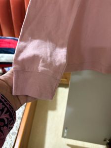 Pink Pullover Sweatshirt