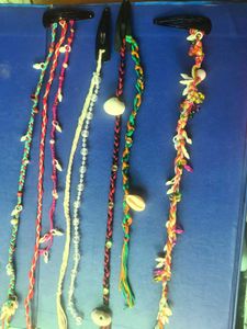 4 Navratri 🌺Hair Clip Braids